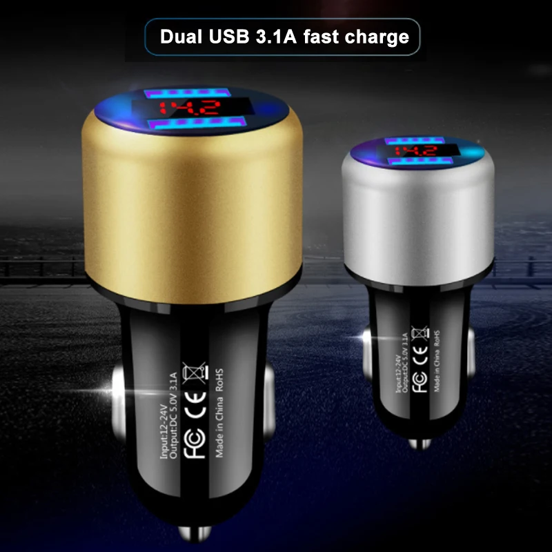 1 шт. 3.1A 5 V двойной зарядное устройство USB для быстрой зарядки универсальные чехлы