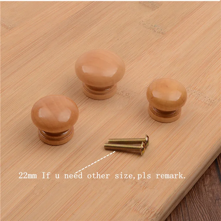 100 шт. ручка из натурального дерева для ящиков шкафов|knob pull handle|pull handledoor knob |