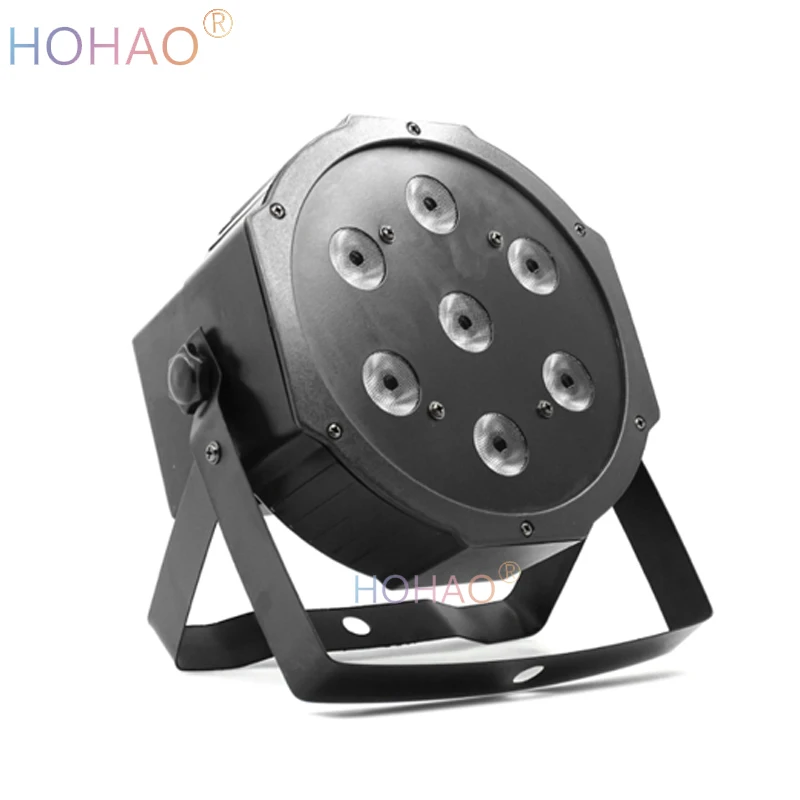 SlimPar Quad 7 шт. X 12 Вт RGBW 4IN1 Led-Телевизор с номинальной может огни мини-DJ этап Par
