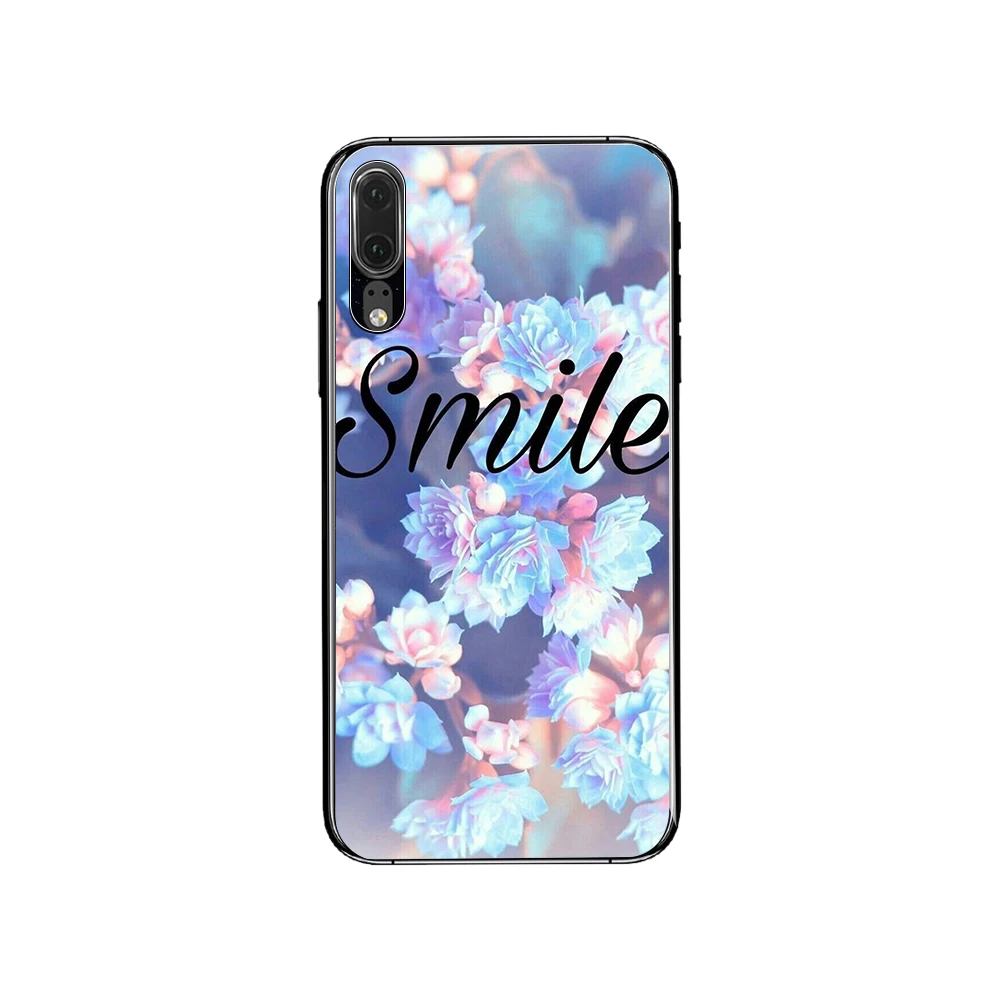ELETEIL Flower Feathers Printed Phone Case For Huawei P10 Lite P20 P20Lite Plus Pro Shockproof Silicone Back Cover E30 |