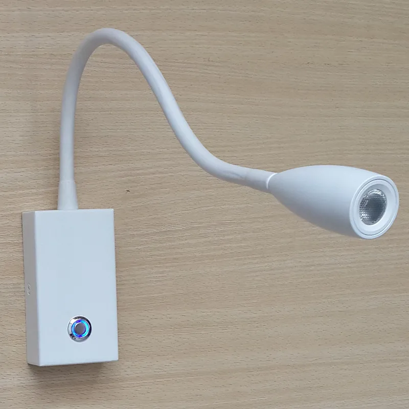 Topoch LED затемняющий светильник для чтения с сенсорным включением/выключением