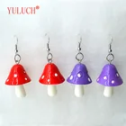 YULUCH 2018 Модный женский сладкий свежий пластиковый симулятор гриба ручной работы ювелирные аксессуары  серёжки подарок