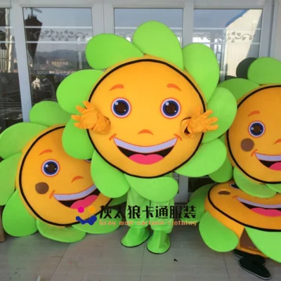 

Sunflower Mascot Costume Adult Size Fancy Dress Mascot Costume Fancy Dress Christmas Cosplay for Halloween party event