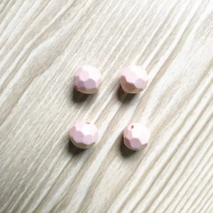 pink Новое прибытие 14 мм 400 шт./лот Твердые Акриловые Звездные пыль с радугой граненый шестигранник бусины для изготовления ювелирных изделий DIY - Цвет: pink