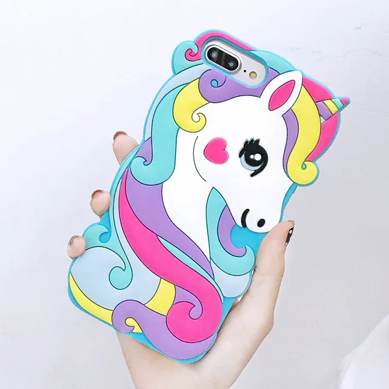 Чехол Rainbow Horse для IPhone X 8/8 Plus 7 7 Plus 6 6 S 6 S Plus задняя крышка Бампер Защитный ковер