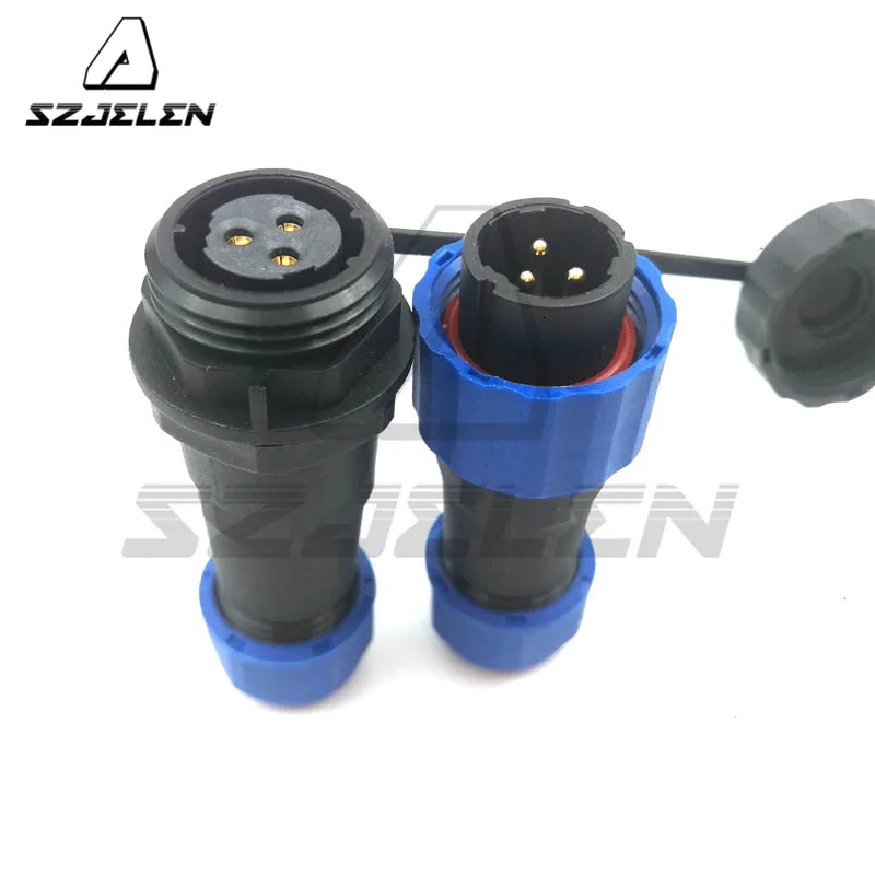 SD16TP ZM IP67 3 контактный кабель стыковочный соединитель штекер и гнездо