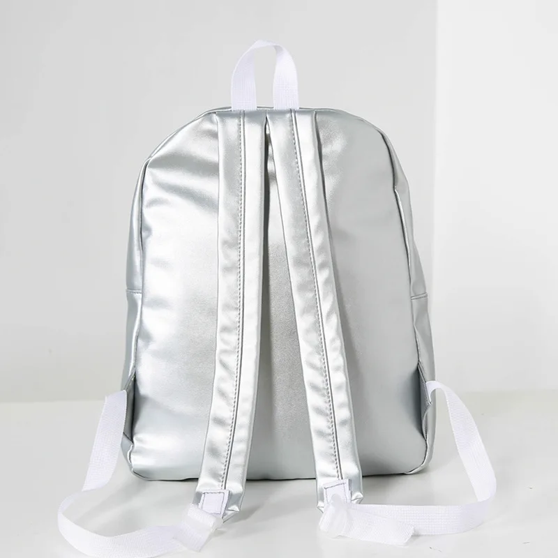 Модная женская сумка на плечо из искусственной кожи, однотонная, с двумя молниями, рюкзак для путешествий, повседневный ранец для девушек, школьные сумки KA-BEST on.