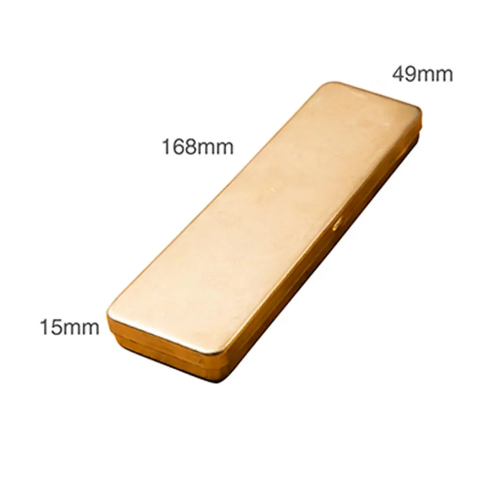 Винтажный латунный пенал ручка Ручной Работы Чехол держатель канцелярские