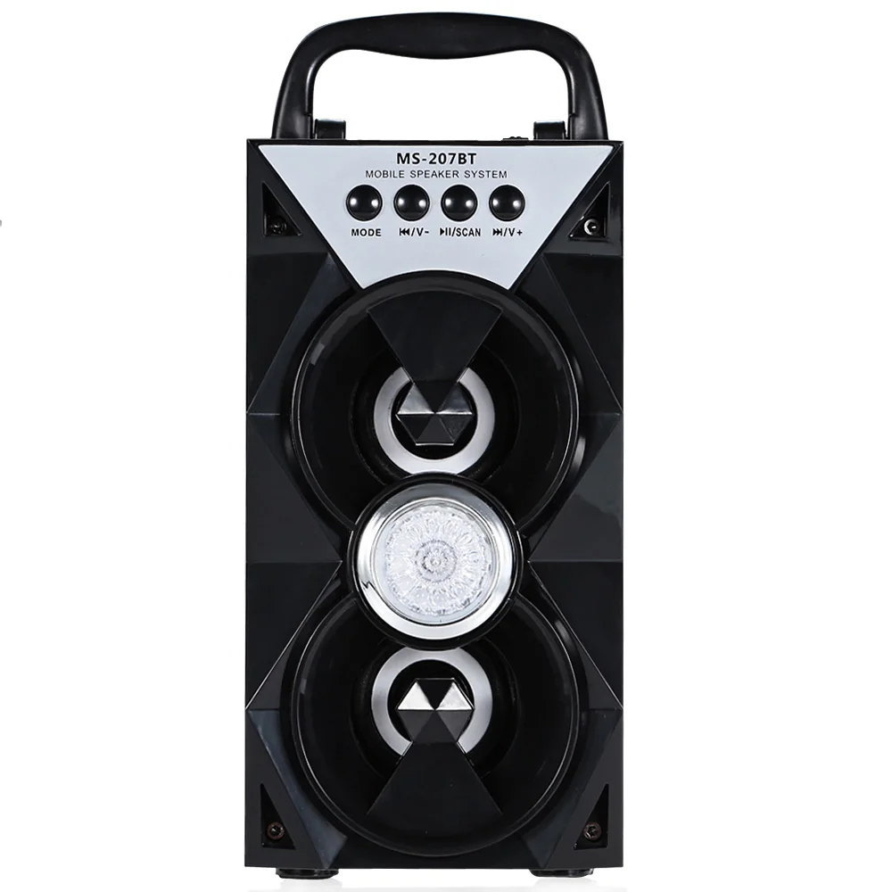 MS 207BT портативный высокой мощности выход мультимедиа FM беспроводной Bluetooth