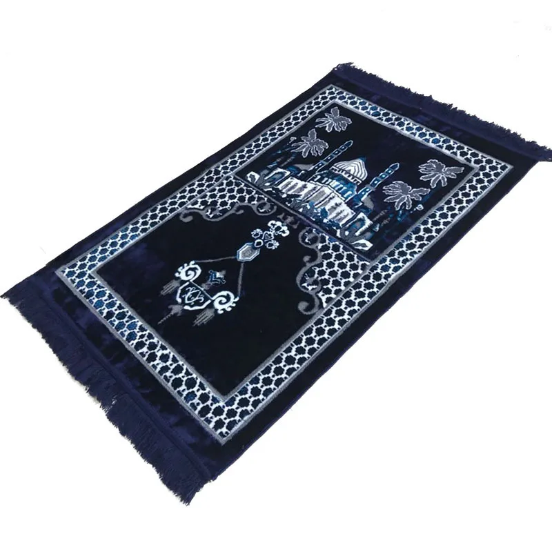 TK5dark blue Xhx888 мусульманский молящийся коврик Ислам Молитвенный коврик Tapis islam ique Scandinave Tapete коврик Moslim Gebedskleed ковер Musulman Prier одеяло - Цвет: TK5dark blue
