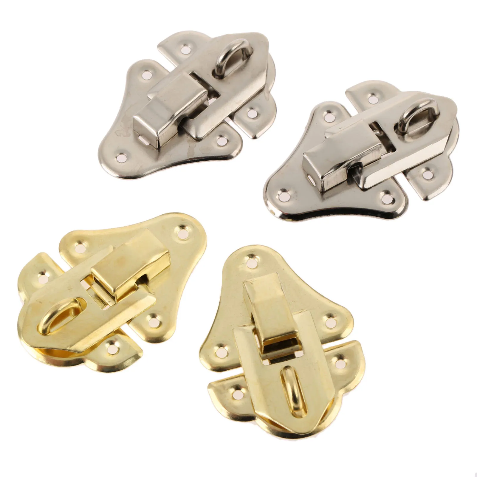 2 шт. антикварная серебряная/Золотая мини шкатулка Подарочная деревянная коробка