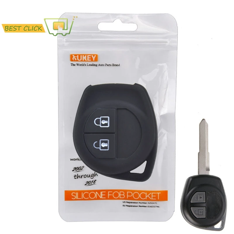 

Silicone Car Key Cover Case Shell Skin Protect For Suzuki Celerio Liana Swift Splash Alto Vitara Ignis SX4 Wagon-R Shell Holder