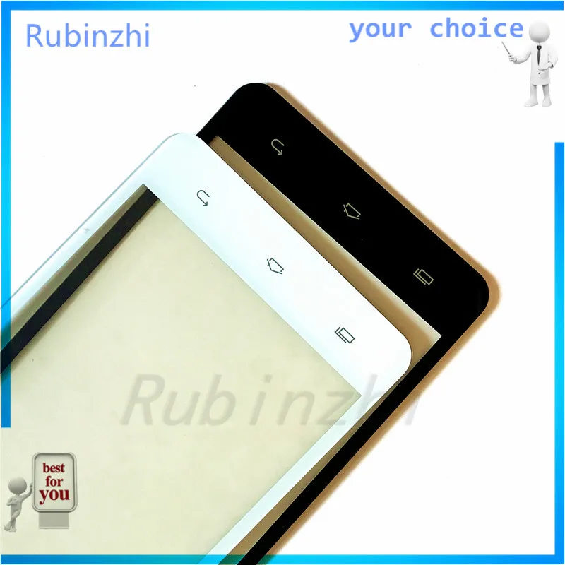 RUBINZHI Moible сенсорный экран для телефона Передняя стеклянная линза дигитайзер Infinix