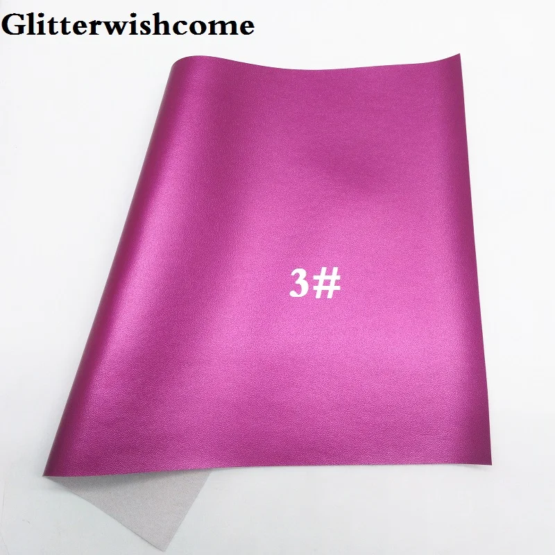 3 Glitterwishcome 21X29 см A4 размер винил для бантов мягкая кожа наппа Fabirc искусственная кожа листы для бантов, GM196A - Цвет: 3