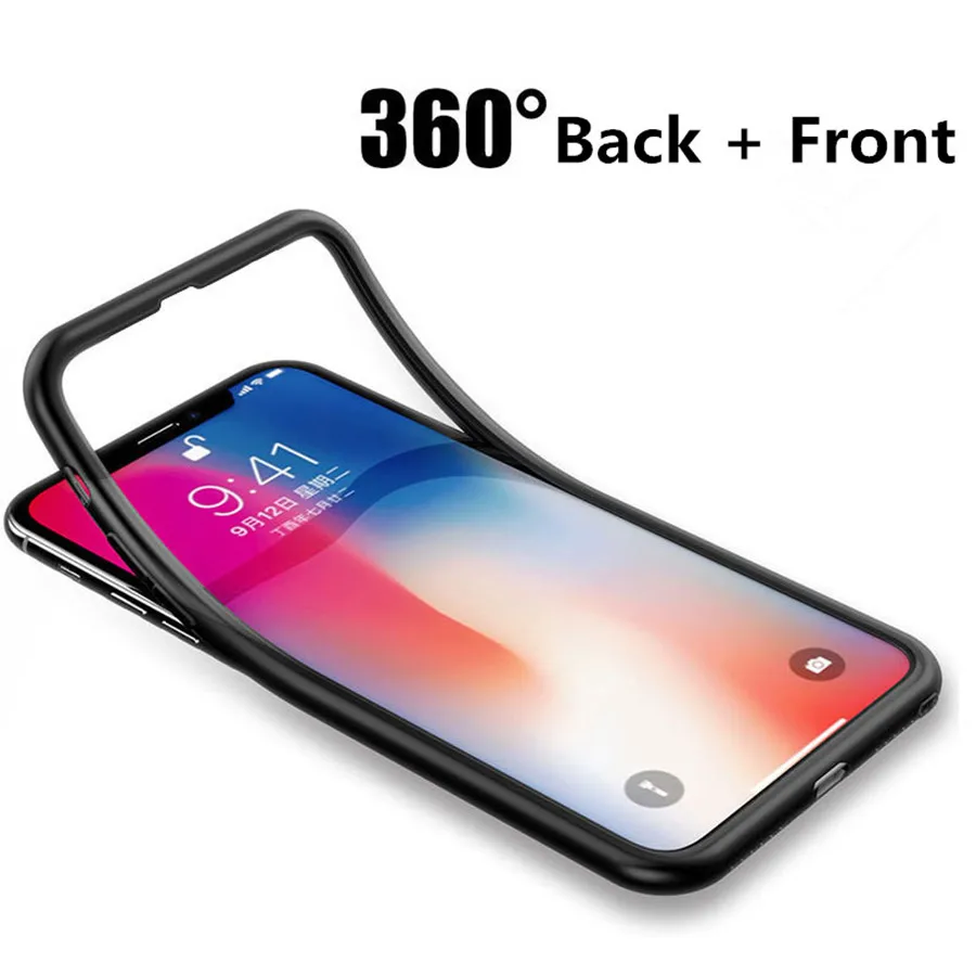 360 Full TPU Matte Case For Huawei Mate 20 Pro P30 P20 P10 Nova 4 3 Honor Play 10 9 Lite 8X 8A 7A 8C P Smart Cover Phone Cases |