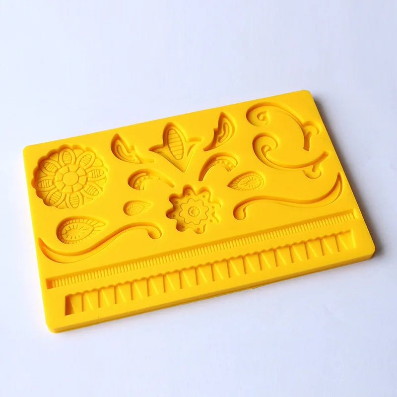 Стереоскопическая силиконовая форма для торта в форме цветка кухонная выпечки