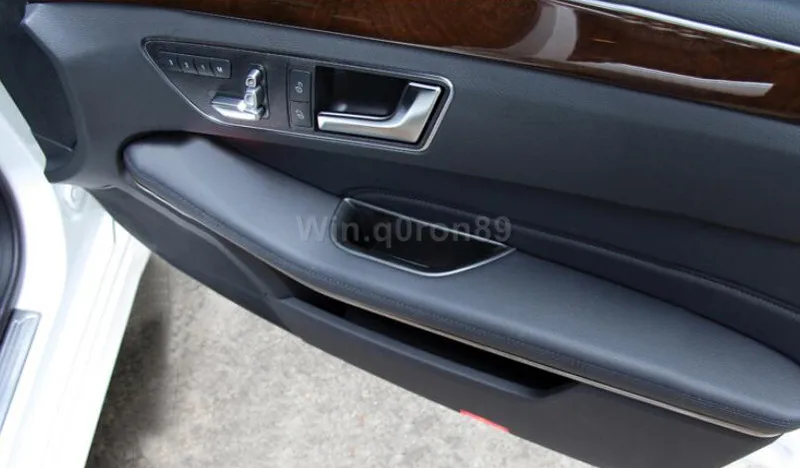 Аксессуары для Mercedes Benz E Class W212 2009 2015 подлокотник внутренней двери карман хранения