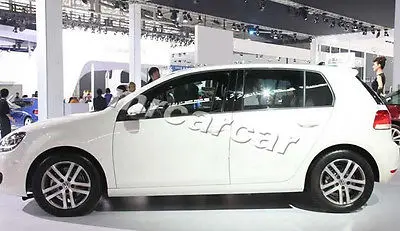 Боковое окно автомобиля из нержавеющей стали, отделка в полоску для Volkswagen VW Golf 7 VII MK7