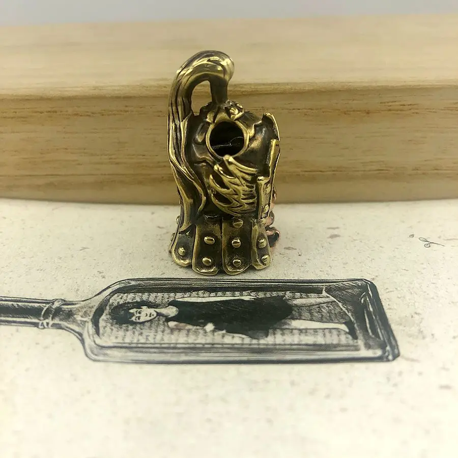 EDC инструменты латунные ножи бусины латунь медь Китай общий ремешок для шлема