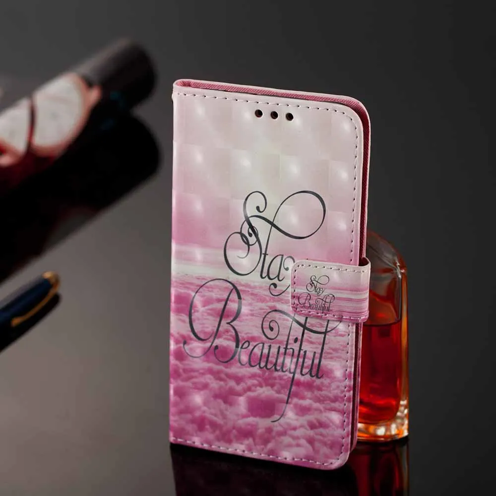 С рисунками для LG Stylo 4 флип Силиконовые чехлы с подставкой Чехлы из искусственной кожи для sony L2 XA1 XA2 ультра XZ1 XZ2 Премиум компактный чехол B21 - Цвет: Beautiful