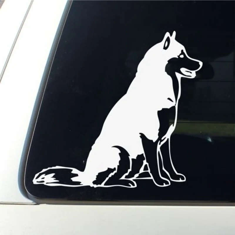 

Cute SIBERIAN HUSKY Laptop window Sticker 13.75x12.75cm