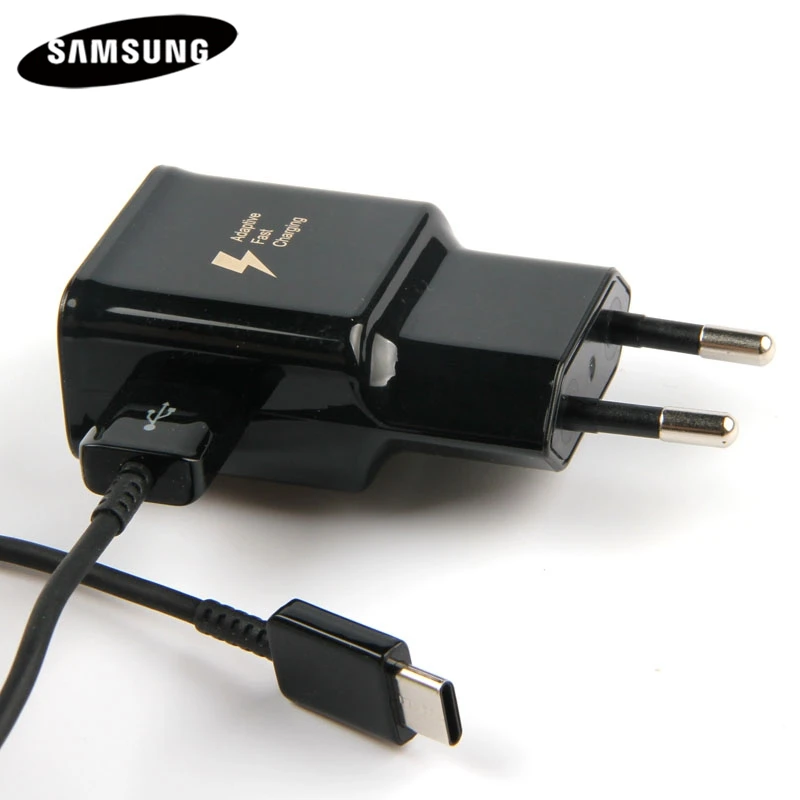 Адаптер быстрой зарядки EP-TA20EBE для samsung Galaxy S8 G9500 NOTE8 Note 9 G9550 C7Pro C9 Pro A8 A7 кабель usb type-C