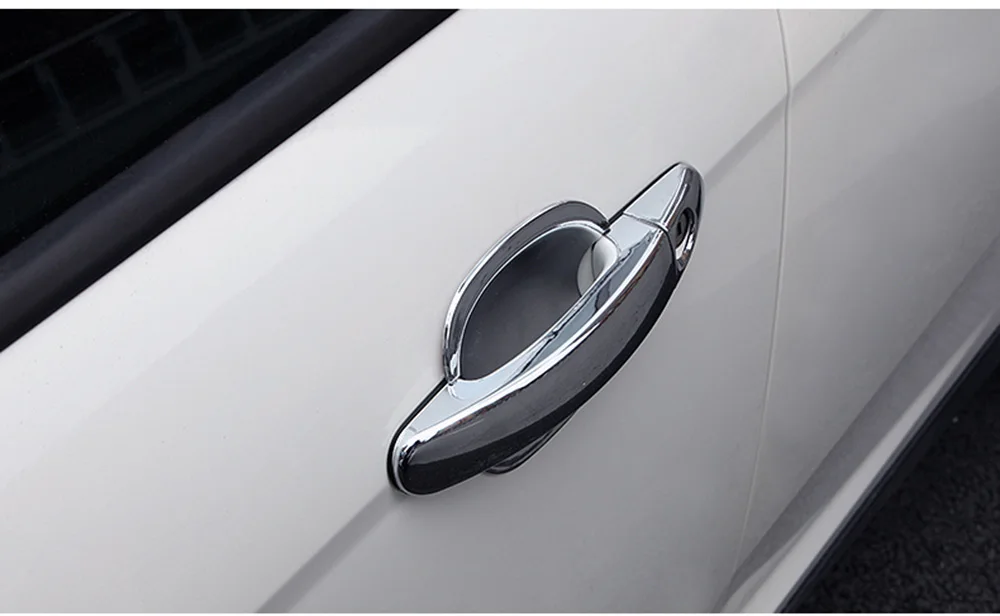 ABS Хром двери автомобиля ручка крышки отделка Подходит для Ford Focus 2 MK2 2005 2006 II для фокусировки 3 MK3 III 4 MK4 C-Max Kuga Побег Стикеры