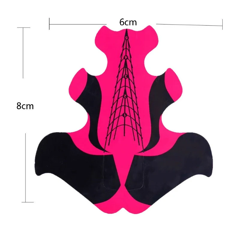 Shellhard 100 шт. бабочка бумага для дизайна ногтей руководство наращивания УФ гель