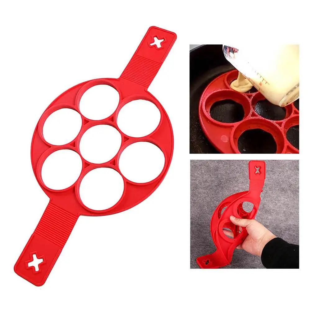 Силиконовая форма для приготовления яиц блинчиков круглые формы жарки