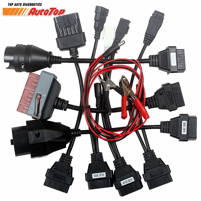 8 шт. автомобильные кабели для CDP Pro VD TCS OBD2 OBDII Автомобили диагностический инструмент кабели Авто Диагностика адаптер Кабельный разъем