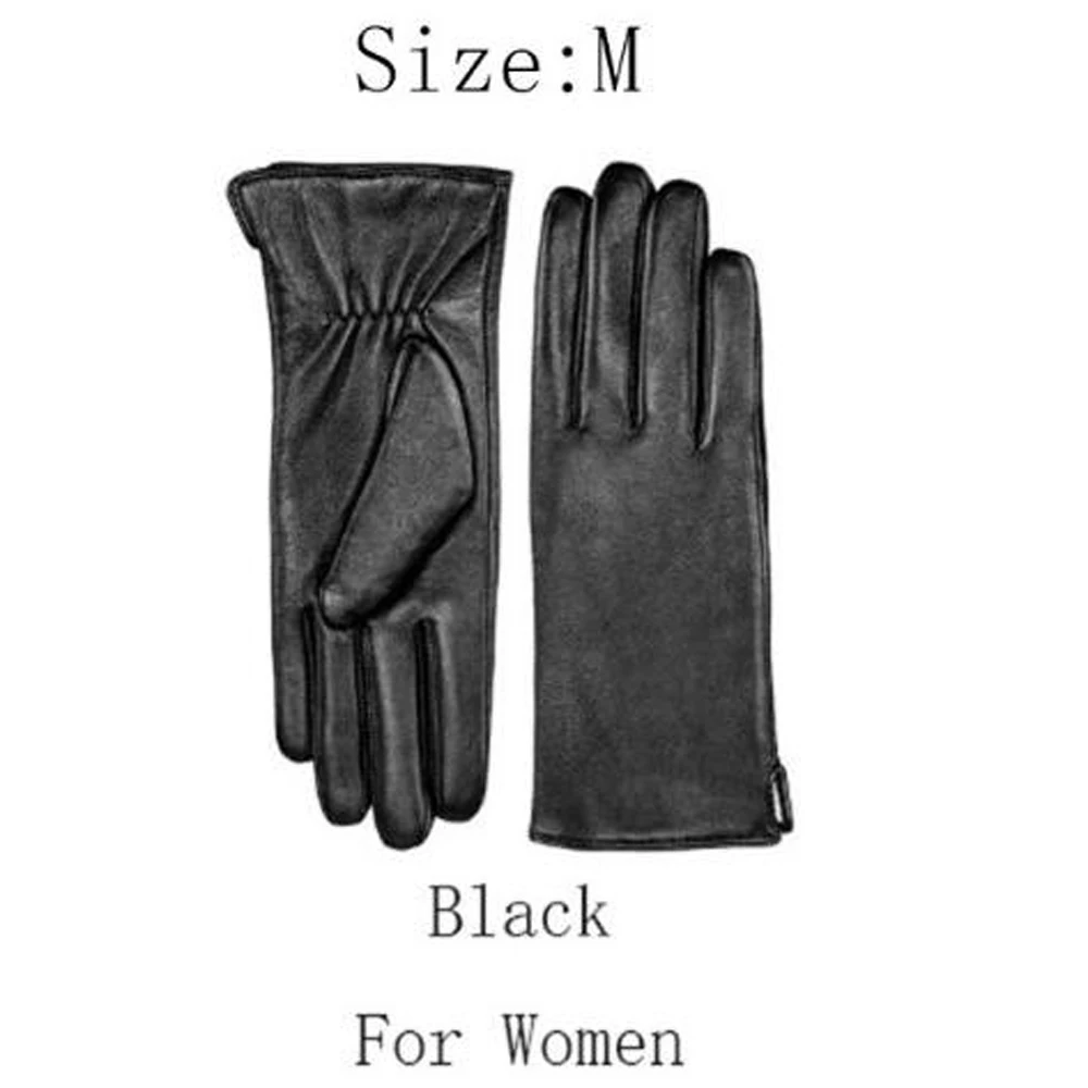 Women M Size Xiaomi Mijia Qimian овчины Сенсорный экран перчатки испанский сырой зима осень утолщаются теплые унисекс для вождения, мотоцикла, рыбалки - Цвет: Women M Size