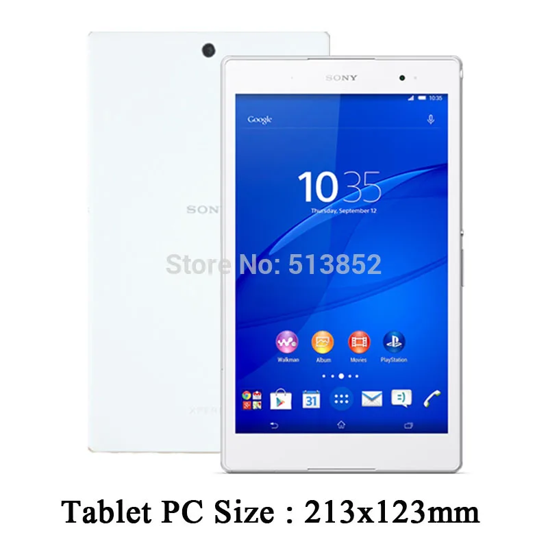 Закаленное Стекло для sony Xperia Z3 планшет компактный 8 дюймов Экран протектор высокопрозрачное Взрывобезопасное защитное ЖК-дисплей пленка для передней панели