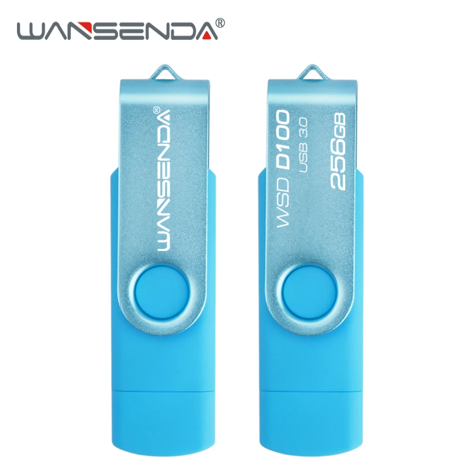Новинка WANSENDA Usb 3,0 OTG флеш-накопитель Смартфон usb флеш-накопитель 16 ГБ 32 ГБ 64 ГБ 128 ГБ 256 ГБ высокоскоростной флеш-накопитель Usb карта памяти