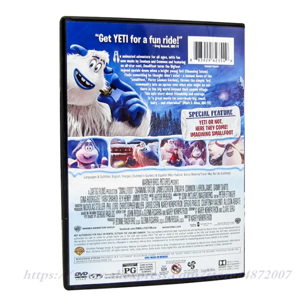 Фильм Smallfoot 1 dvd | Электроника