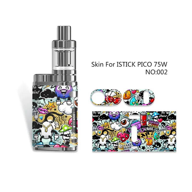 Комплект стикеров для электронной сигареты Eleaf istick pico Box Mod Vape Vaper elektronik sigara|Сумки