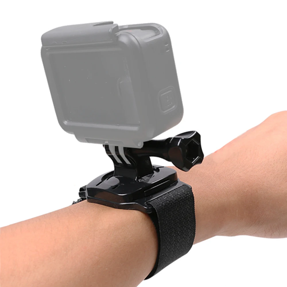 Вращение на 360 градусов для Gopro 7 6 5 4 3 + уникальный ремешок запястье с адаптером SJCAM