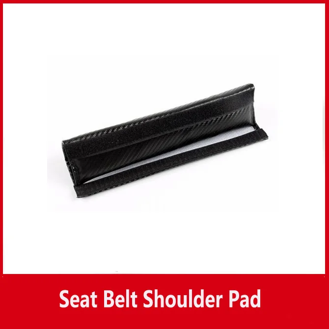 2 шт. Безопасности Ремень Обложка Плеча Pad Рукава Углеродного Волокна Ткани Для