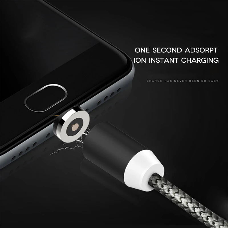 360 градусов Магнитный зарядный кабель для IPhone X XS Быстрая зарядка Micro usb type C кабель для передачи данных для Android кабели для мобильных телефонов