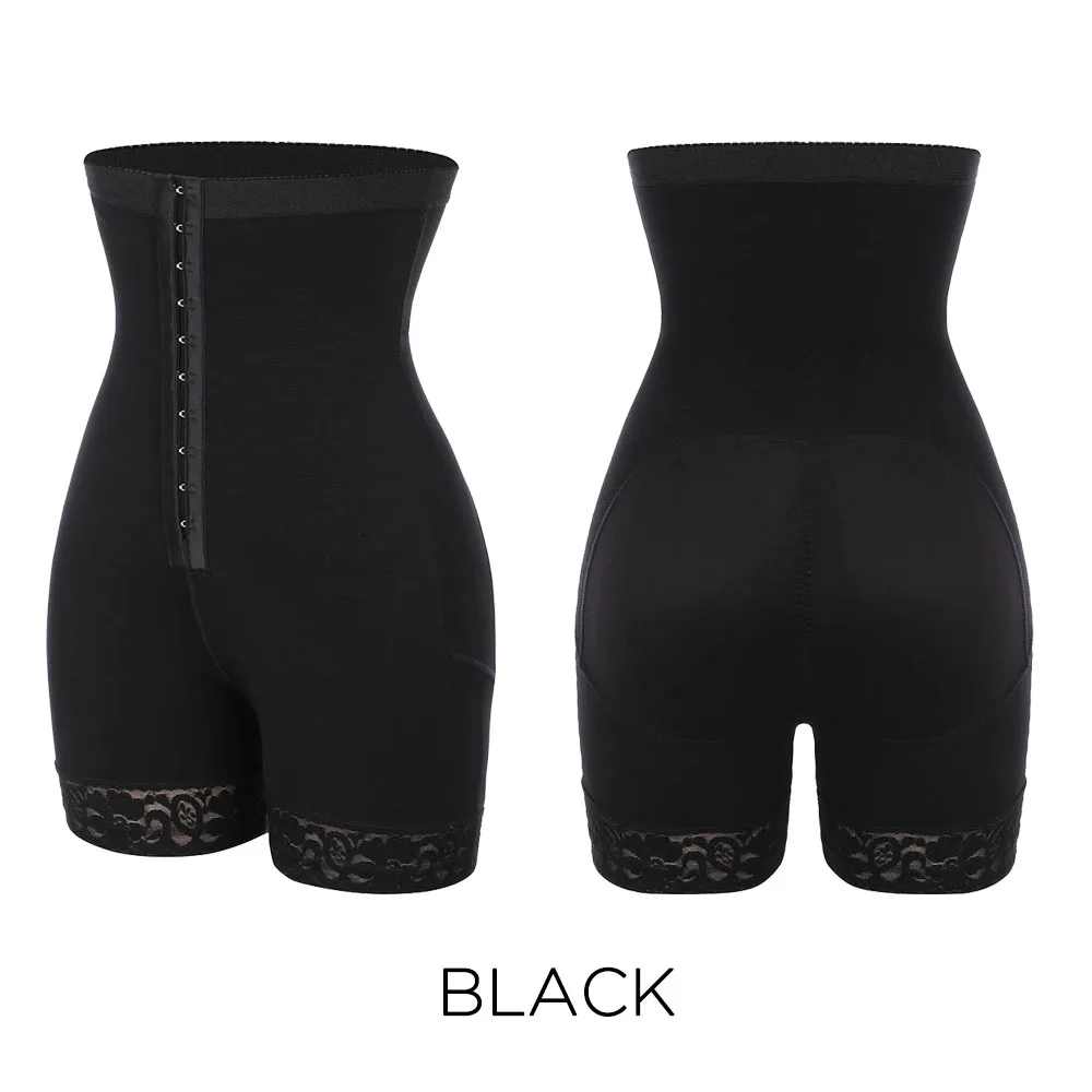 BLACK Lover beauty, Корректирующее белье размера плюс для увеличения ягодиц, Корректирующее белье, утягивающее белье - Цвет: BLACK