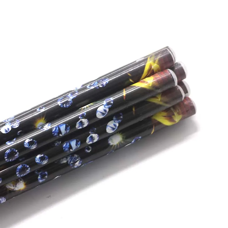 10 шт. легко собирающаяся ручка со стразами деревянная Вощеная Маникюрный