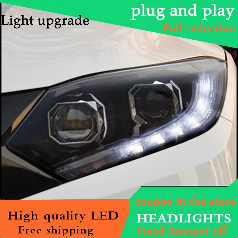 Автомобильный Стайлинг фара сборка для Honda HR-V HRV фары фара светодиодный DRL передний свет Биксеноновая линза ксенон HID