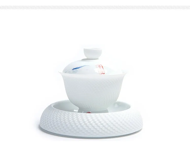 TANGPIN керамический чайник gaiwan чайная чашка рыбные керамические чайные наборы китайский чайный набор кунг-фу