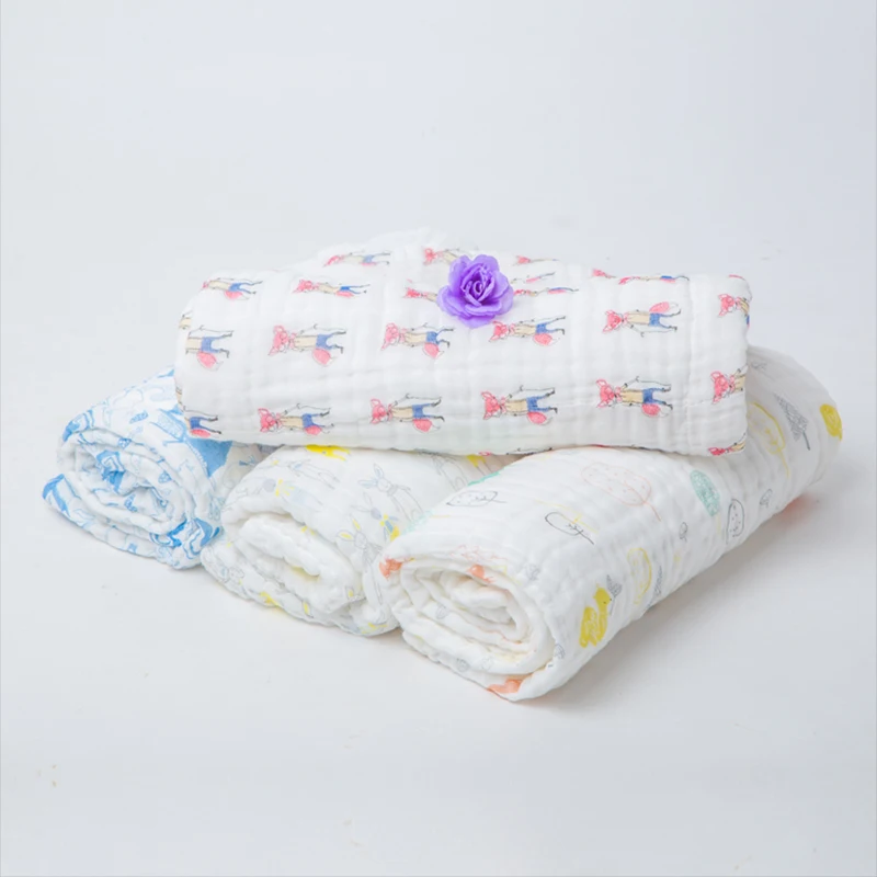 Высокое качество 6 слоев Коробки Муслин хлопка марли новорожденных поставки