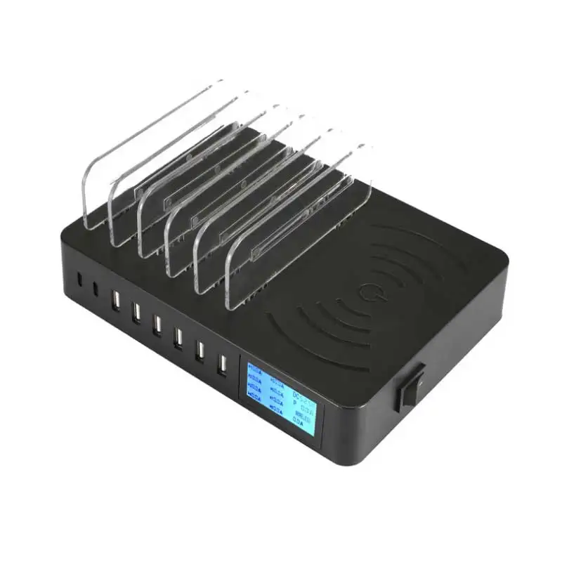 Беспроводная зарядная станция для iphone ipad multi quick chager держатель samsung huawei новая