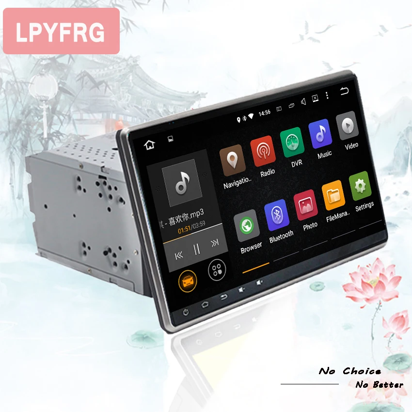 Octa Core 1024*600 android 10 0 Автомобильный Gps Dvd для Toyoto Nissan Hyundai 2 Din Универсальный Стерео