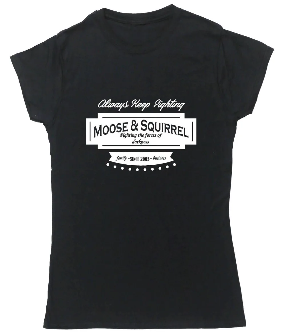 Женские топы Moose & Squirrel семейный бизнес с 2005 года футболка подарки Прямая
