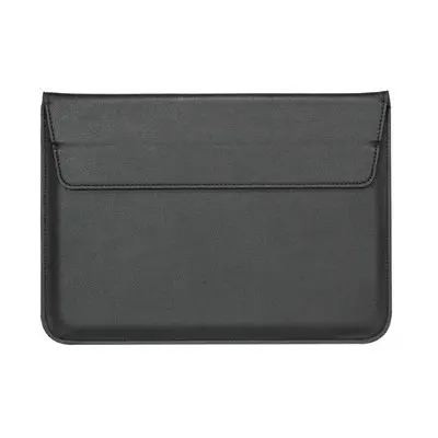 Черный Популярная кожаная сумка для ноутбука Macbook Air 13 Pro retina 11 12 13,3 15 15,4 Сенсорная панель чехол подставка для ноутбука чехол+ блок питания - Цвет: Черный
