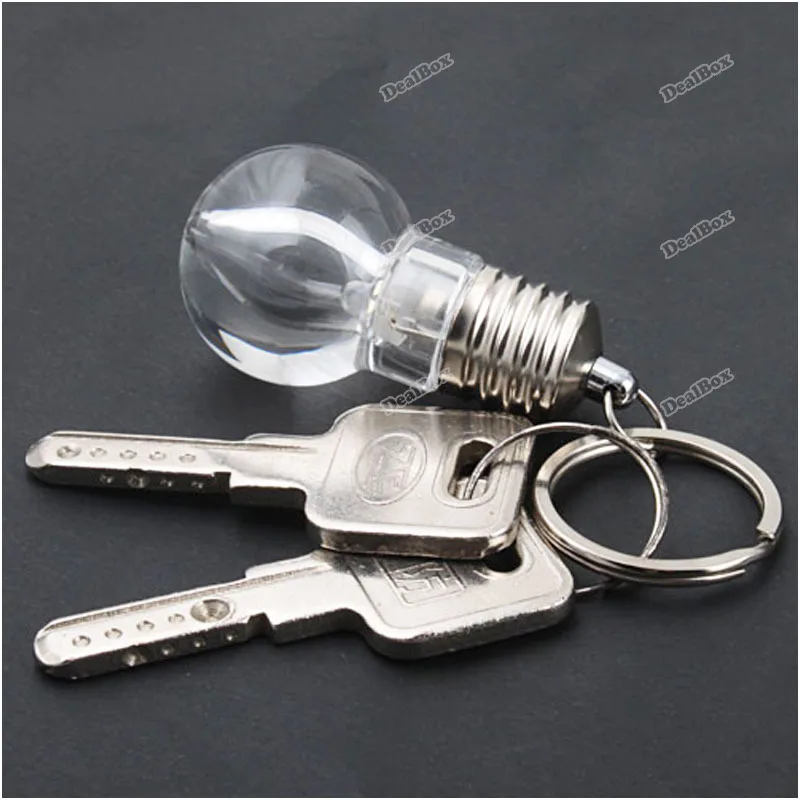 dealbox Approving! Change Color LED Light Mini Bulb KeyRing KeyChain Xmas Practical! | Автомобили и мотоциклы