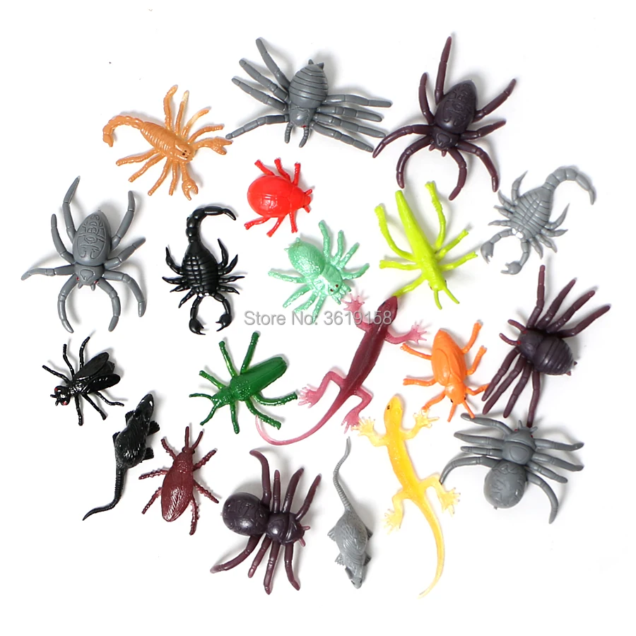 8 шт. детские пластиковые мини фигурки животных|insect spider|spider animalsspider toy |