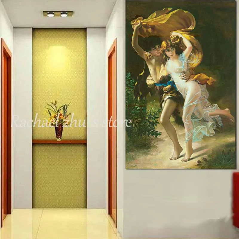 Высококачественная классическая привлекательная картина маслом на холсте для